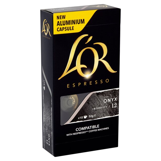 L'OR Onyx Coffee Pods x10 Intensity 12 thumbnail 3