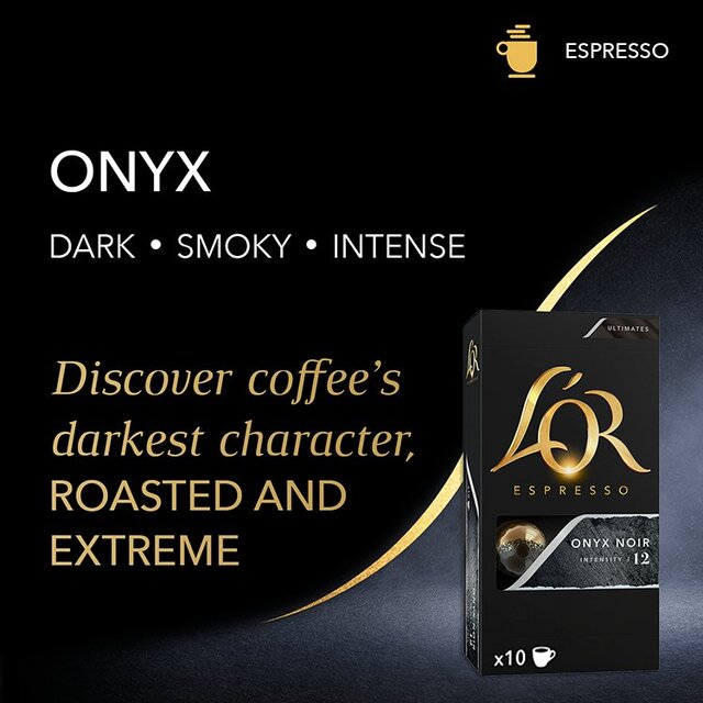 L'OR Onyx Coffee Pods x10 Intensity 12 thumbnail 4