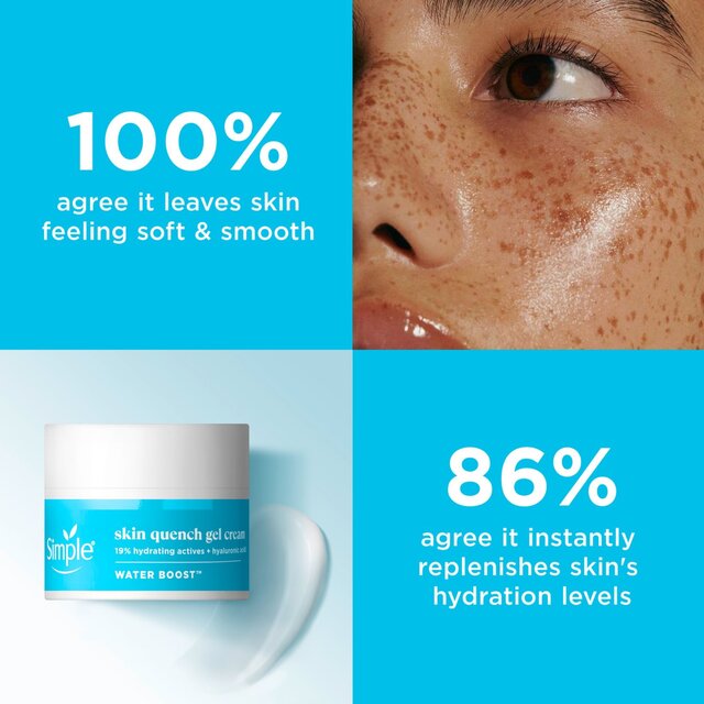 Simple Water Boost Skin Quench Gel Cream Moisturiser thumbnail 4