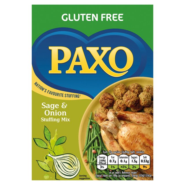 Paxo Gluten Free Sage & Onion Stuffing Mix thumbnail 2