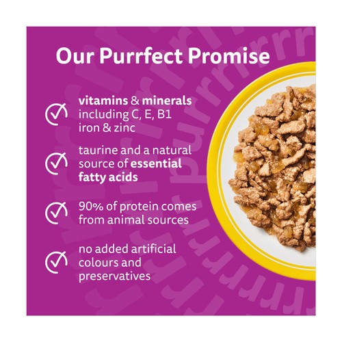 Whiskas 7+ Senior Wet Cat Food Poultry Feasts in Jelly thumbnail 2