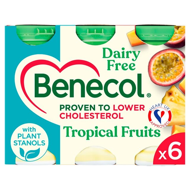 Benecol Cholesterol Lowering Yoghurt Drink Dairy Free Tropical