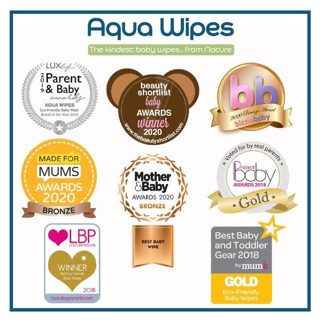 Aqua Wipes 100% Biodegradable Baby Wipes, Jumbo Pack thumbnail 4