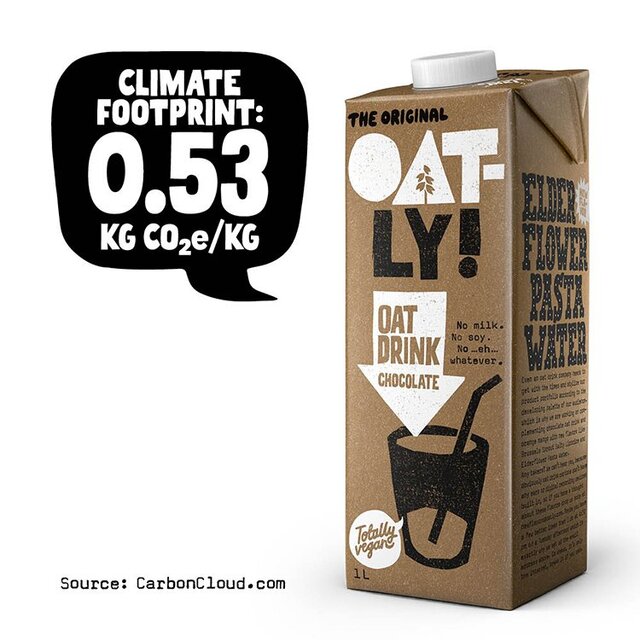 Oatly Oat Drink Chocolate Long Life thumbnail 3