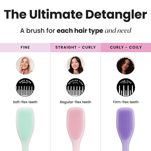 Tangle Teezer The Wet Detangler Hairbrush, Millennial Pink thumbnail 8