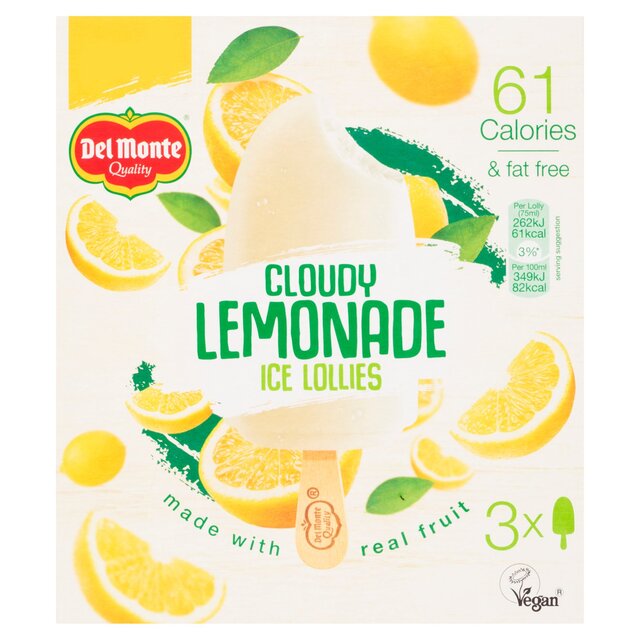 Del Monte Cloudy Lemonade Ice Lollies