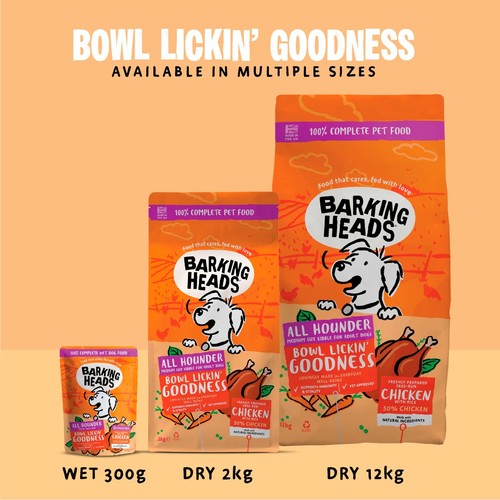 Barking Heads Bowl Lickin' Chicken Wet Dog Food Pouch thumbnail 6