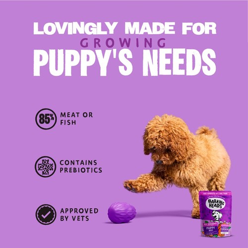 Barking Heads Puppy Days Wet Dog Food Pouch thumbnail 4