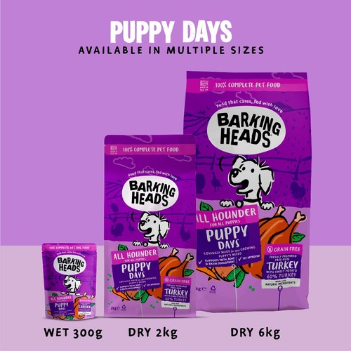 Barking Heads Puppy Days Wet Dog Food Pouch thumbnail 6