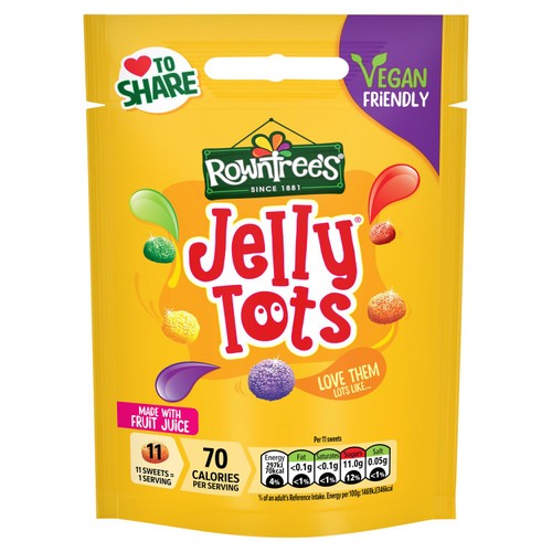 Rowntree's Jelly Tots Sweets Sharing Bag thumbnail 7
