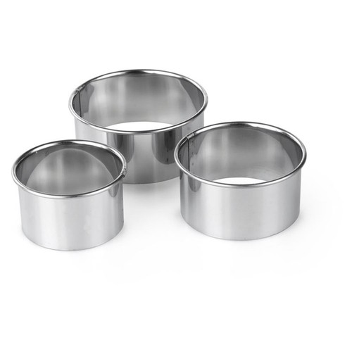 Tala Pastry Cutters Plain Set Of 3 S/S