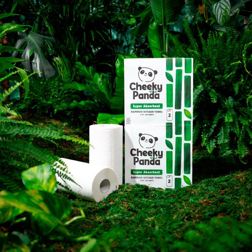 The Cheeky Panda Natural Bamboo Kitchen Rolls thumbnail 2