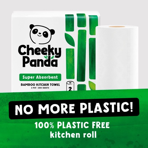 The Cheeky Panda Natural Bamboo Kitchen Rolls thumbnail 8