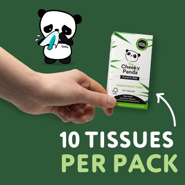 Cheeky Panda Natural Bamboo Pocket Tissue thumbnail 3