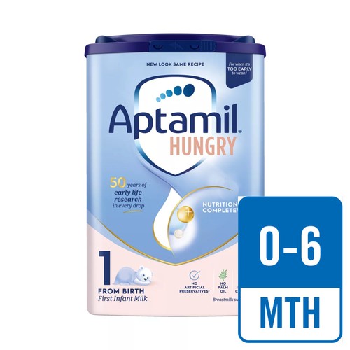 Aptamil Hungry First Infant Baby Milk Formula Powder from Birth