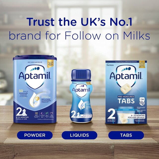 Aptamil 2 Follow On Baby Milk Formula Powder 6-12 Months thumbnail 3