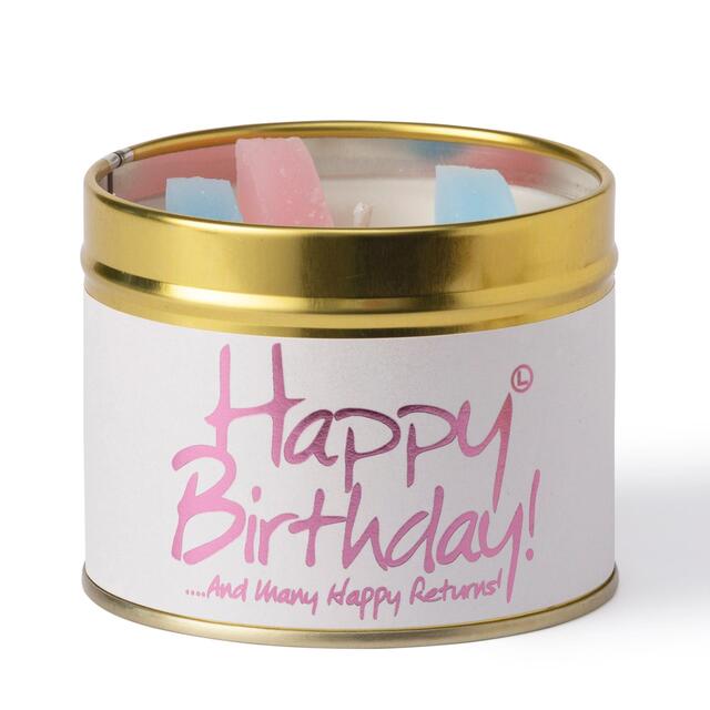 Lily-Flame Happy Birthday Candle Tin thumbnail 2