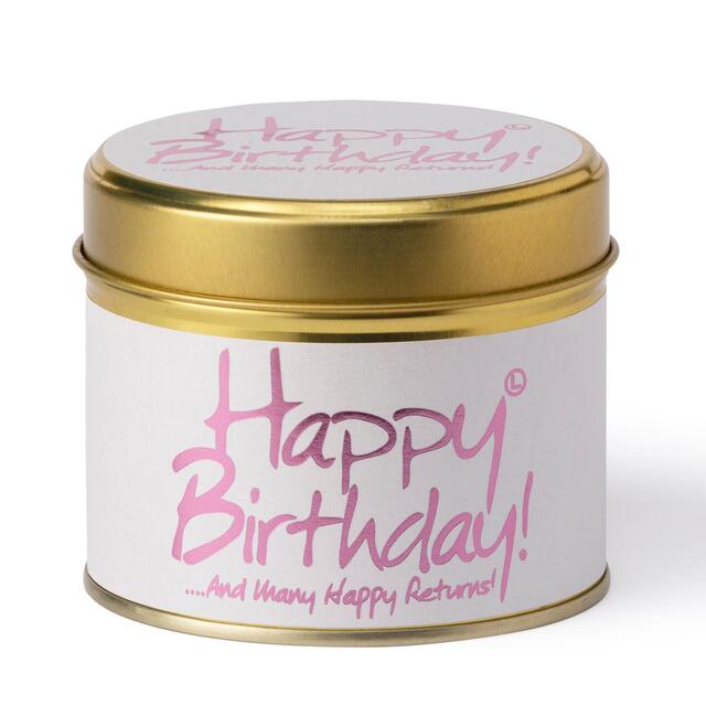 Lily-Flame Happy Birthday Candle Tin thumbnail 3