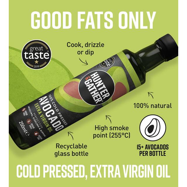 Hunter & Gather Cold Pressed Extra Virgin Avocado Oil thumbnail 3