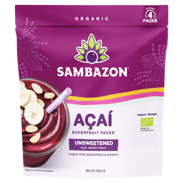 Sambazon Organic Fair Trade Acai Pure