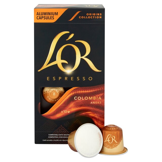 L'OR Colombia Coffee Pods x10 Intensity 8 thumbnail 6