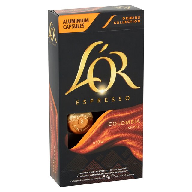 L'OR Colombia Coffee Pods x10 Intensity 8 thumbnail 7