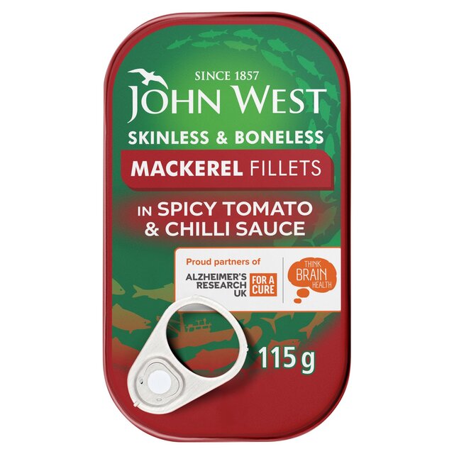 John West Mackerel Fillets In Spicy Tomato & Chilli Sauce