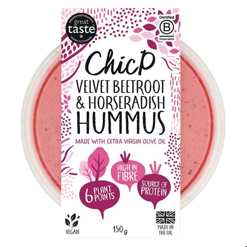 ChicP Velvet Beetroot & Horseradish Hummus thumbnail 2
