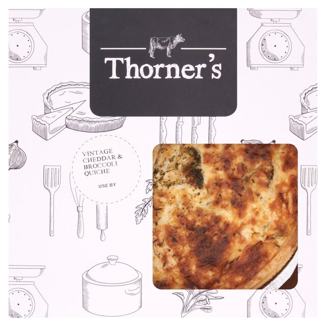 Jon Thorner's Vintage Cheddar & Broccoli Large Family Quiche