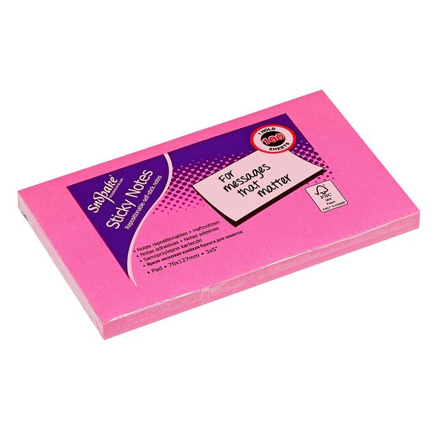 Sticky Note Cube, Neon Assorted Pack thumbnail 4