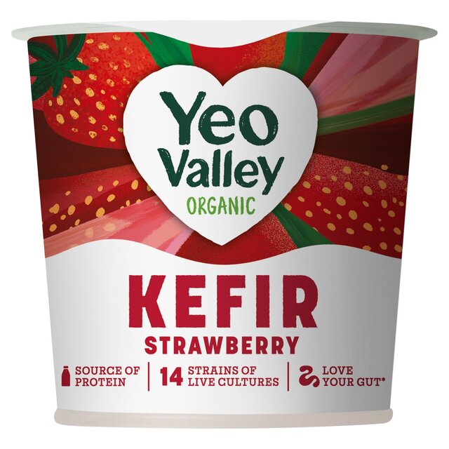 Yeo Valley Organic Kefir Strawberry Yoghurt