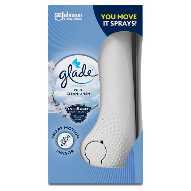 Glade Sense & Spray Holder & Refill Clean Linen Air Freshener thumbnail 2