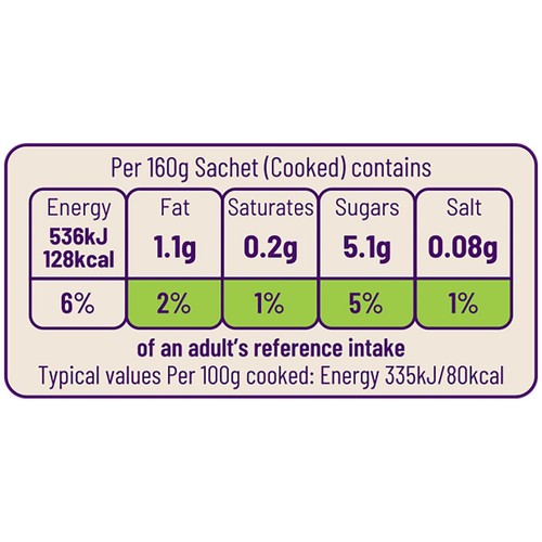 Ocado Frozen 4 Steam Bags Mixed Greens & Sweetcorn thumbnail 3