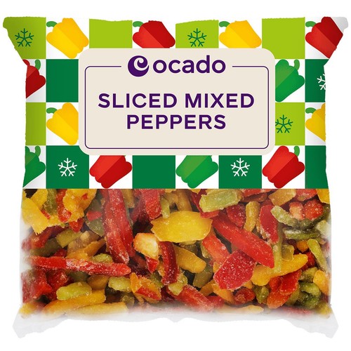 Ocado Frozen Sliced Mixed Peppers thumbnail 2