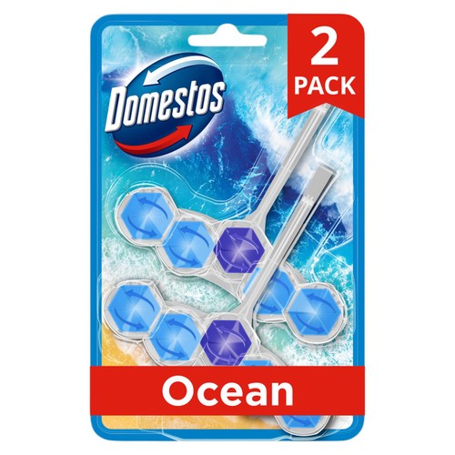 Domestos Power 5 Toilet Rim Block Ocean