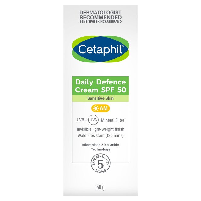 Cetaphil Daily Defence Cream SPF 50 Sunscreen
