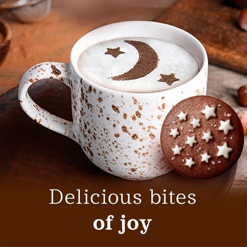 Pan Di Stelle Chocolate Biscuits with Milk, Hazelnuts & Cocoa thumbnail 2