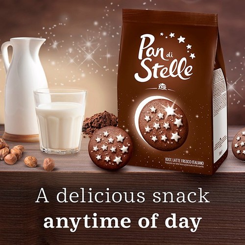 Pan Di Stelle Chocolate Biscuits with Milk, Hazelnuts & Cocoa thumbnail 4