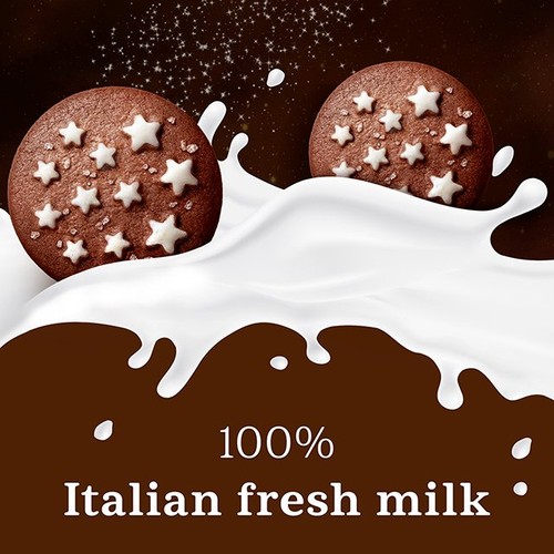 Pan Di Stelle Chocolate Biscuits with Milk, Hazelnuts & Cocoa thumbnail 5