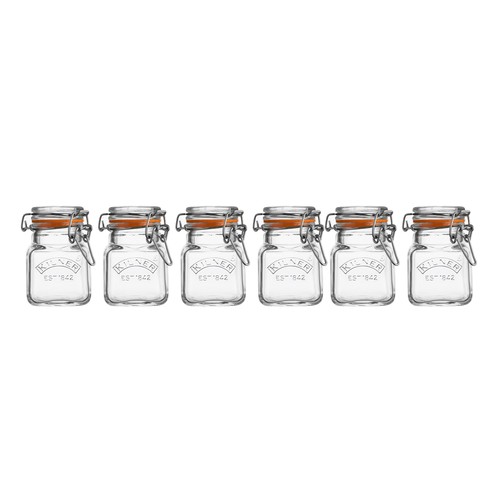 Kilner Glass Clip Top Spice Jar Set thumbnail 2