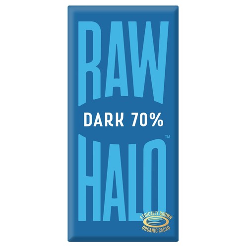 Raw Halo Vegan Dark 76% Chocolate Bar