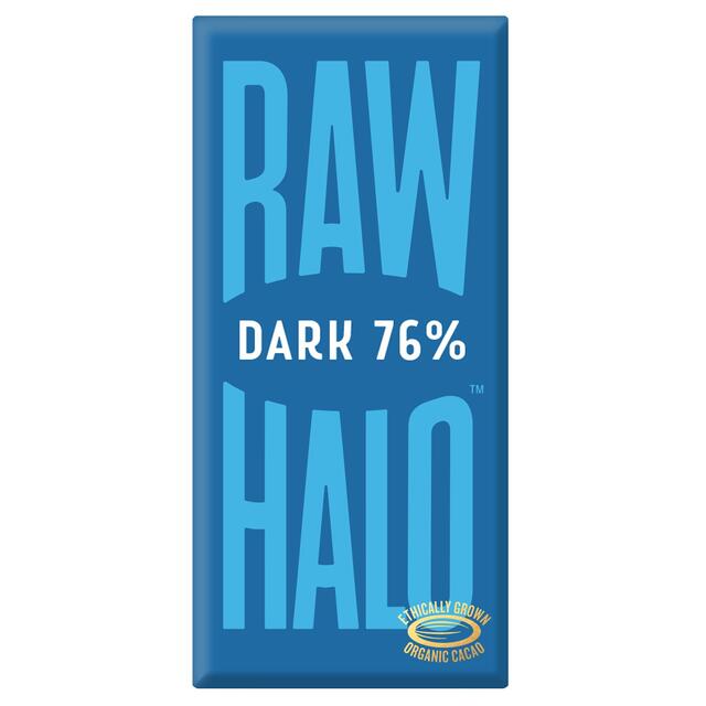 Raw Halo Vegan Dark 76% Chocolate Bar
