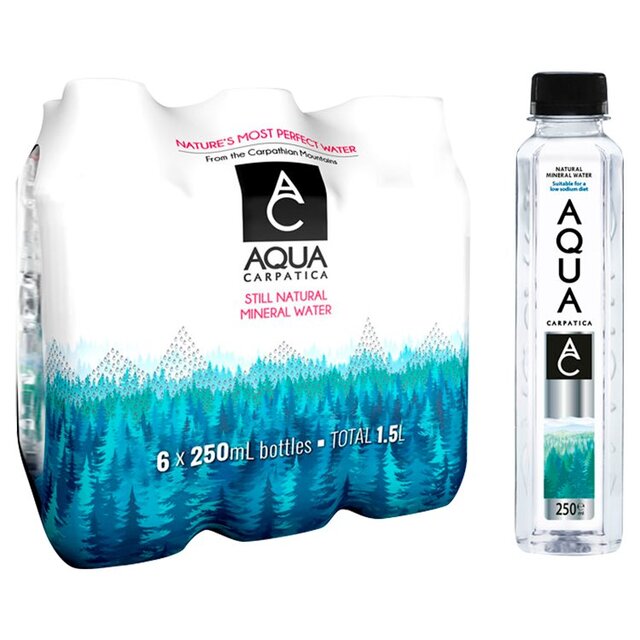 AQUA Carpatica Still Natural Mineral Water Low Sodium & Nitrates