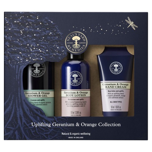 Neal's Yard Remedies Uplifting Geranium & Orange Bath & Body Collection