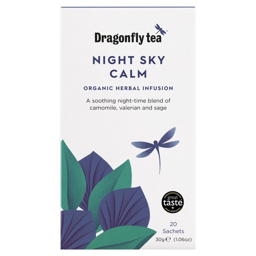 Dragonfly Organic Night Sky Calm