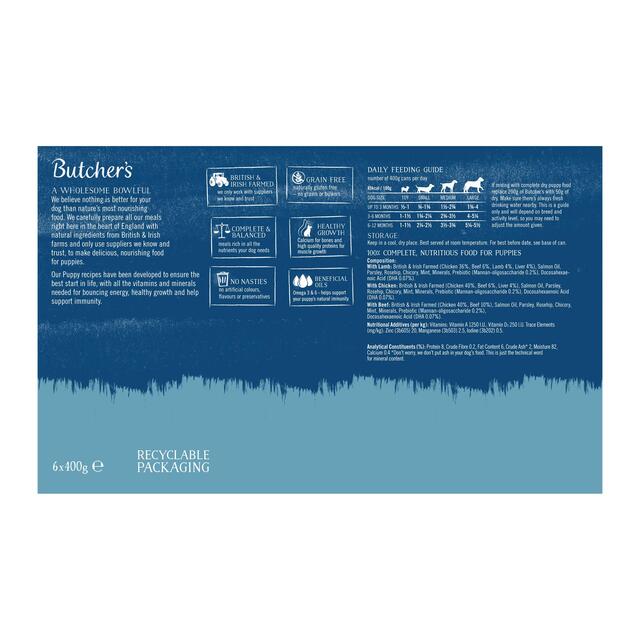 Butcher's Puppy Perfect Dog Food Tins thumbnail 3