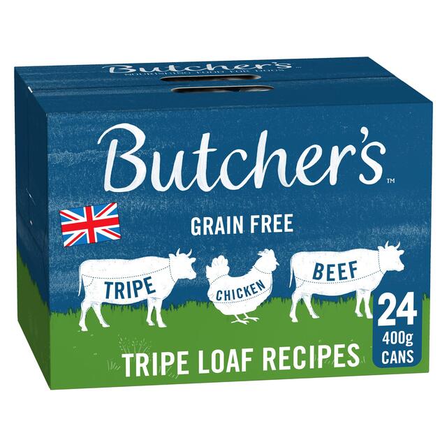 Butcher's Tripe Loaf Recipes Dog Food Tins