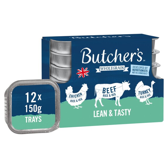 Butcher's Lean & Tasty Low Fat Dog Food Trays