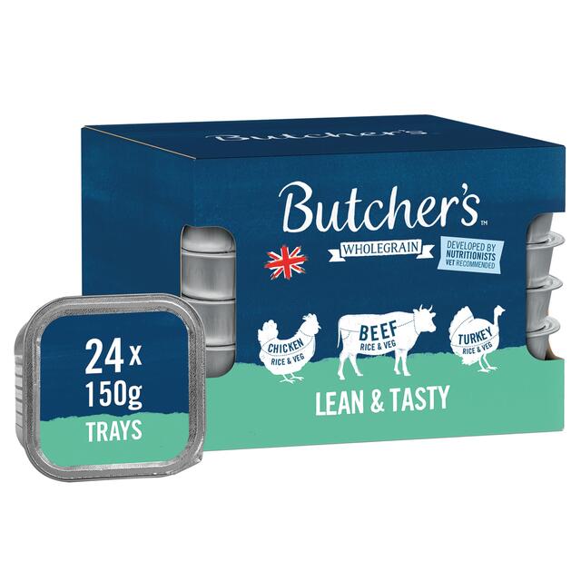 Butcher's Lean & Tasty Low Fat Dog Food Trays