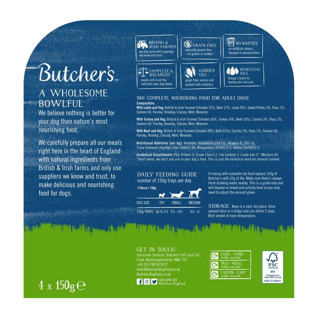 Butcher's Traditional Recipes Dog Food Trays thumbnail 3